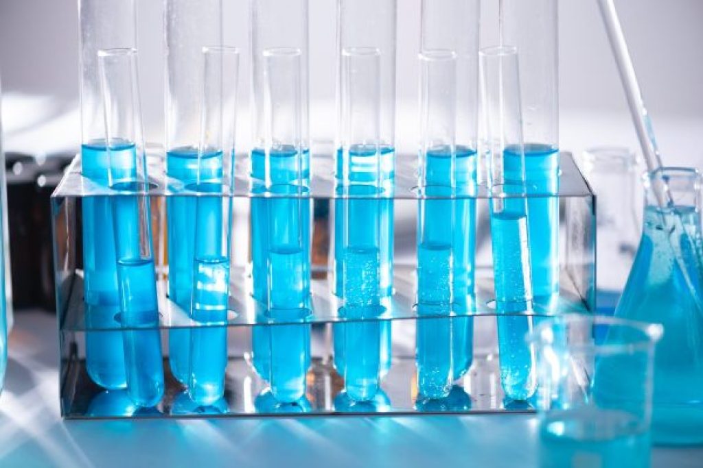 tubos de ensaio de laboratório